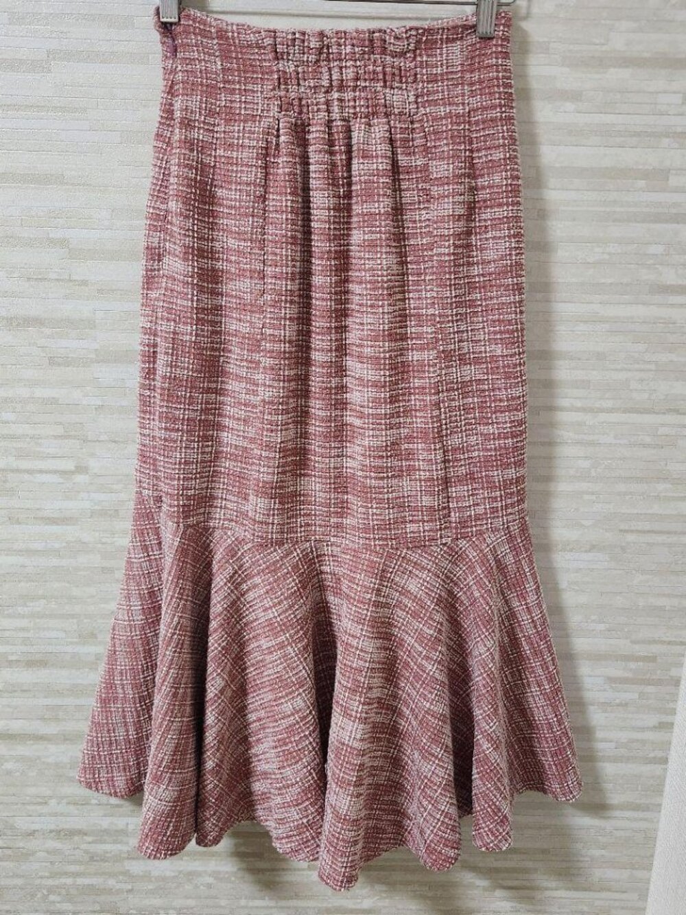 Godwer Mermaid Skirt Tweed Flare